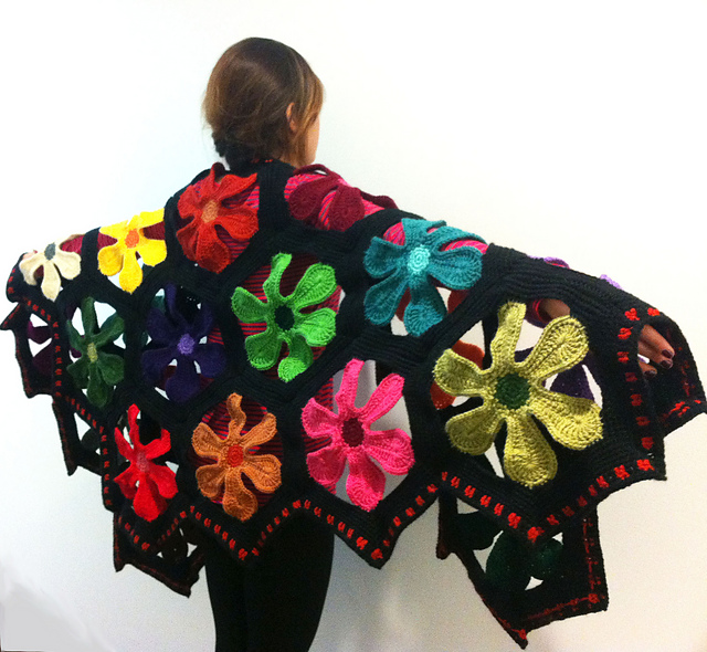 Flower Power Shawl