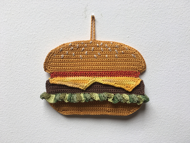 Cheeseburger Ornament