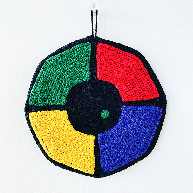 Simon Game Applique or Ornament