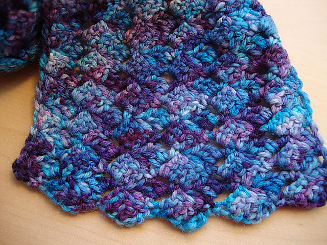 Modified Crosshatch Scarf