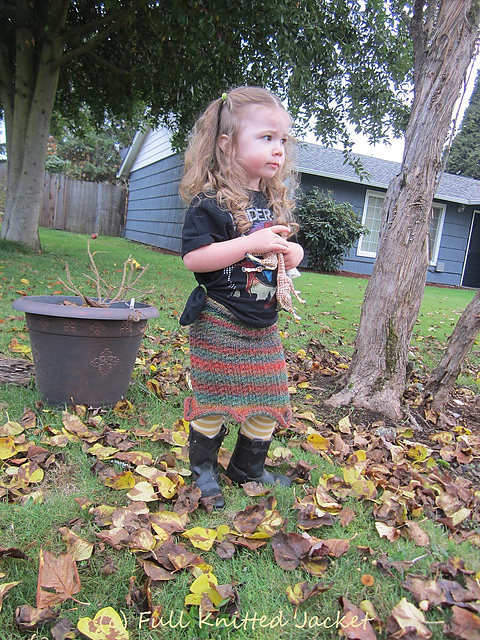 Toddler and childs fit and flair mermaid skirt