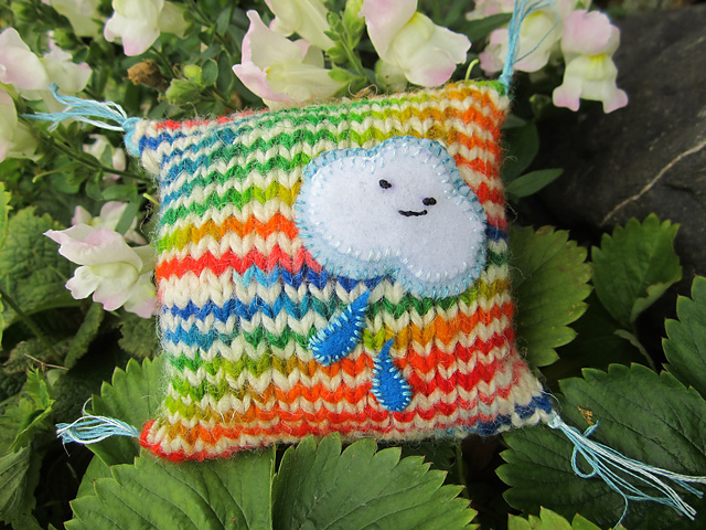 Rainbow Tooth Pillow