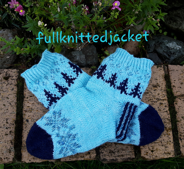 Snow in the Forest Socks