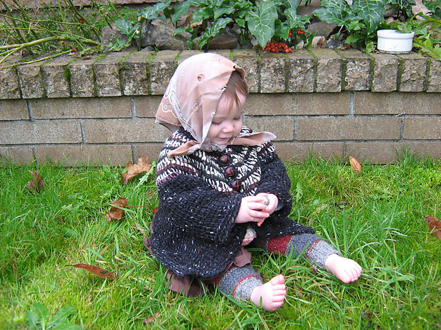 Tunisian Jacket Baby Sweater