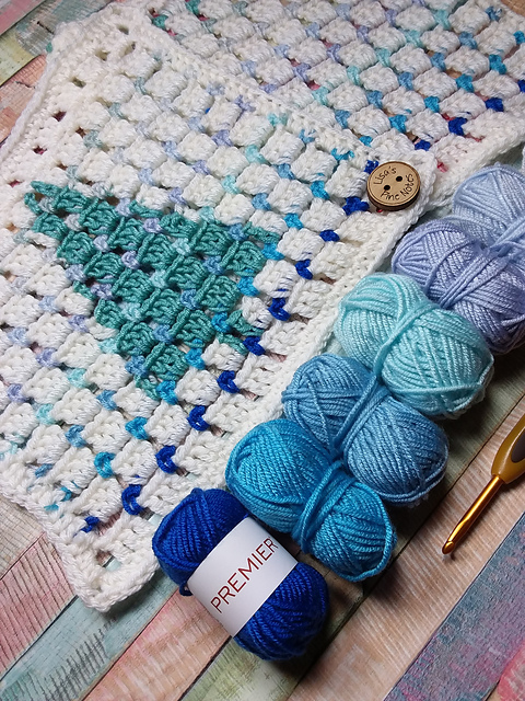 Pine Tree Inline Granny Square