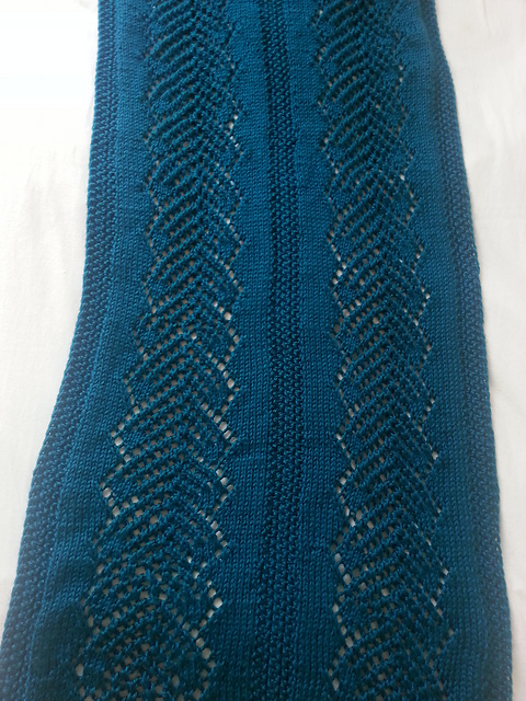 Double Herringbone Mesh Scarf
