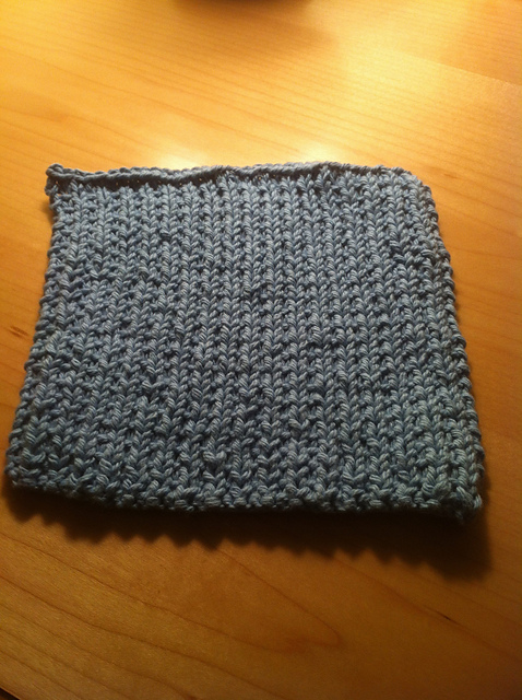Tickled Rib Dishcloth