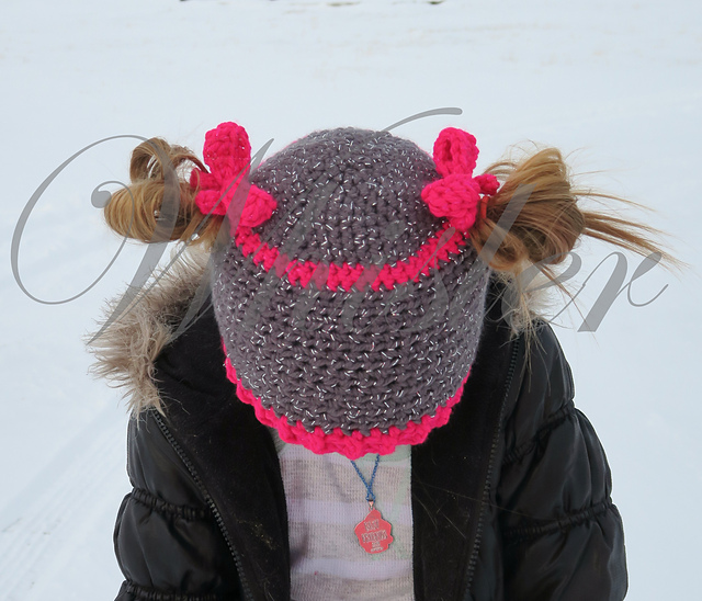 Bow Pigtail Hat