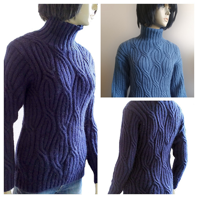 Navy blue sweater