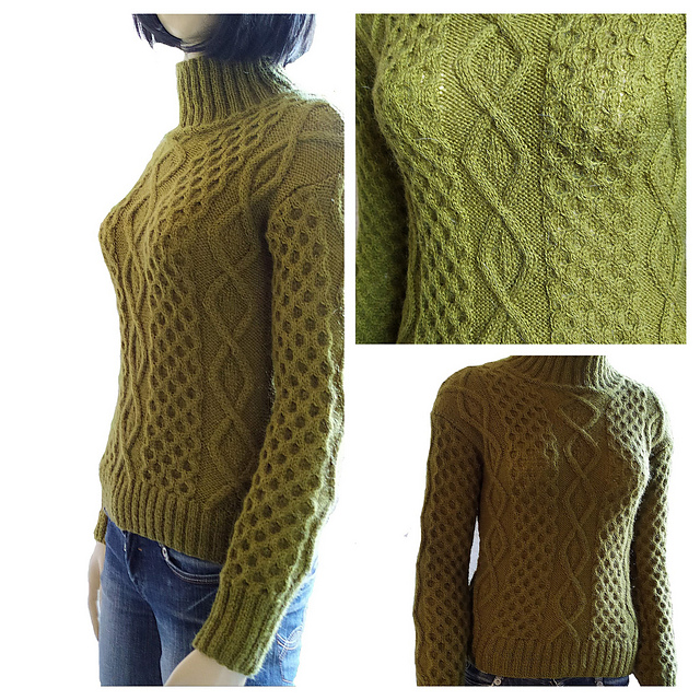 Dark olive sweater
