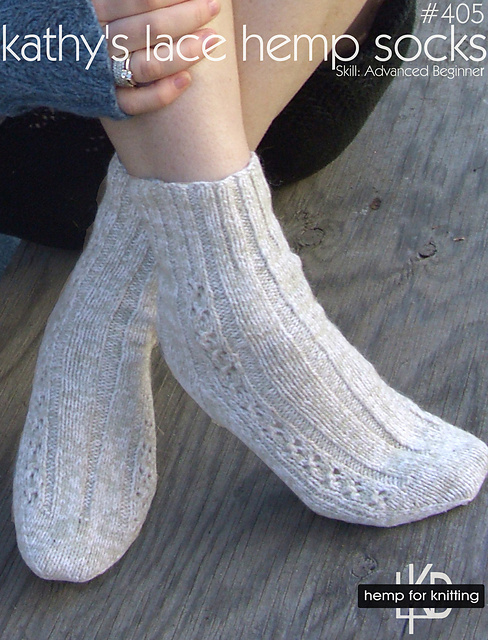 #405 Kathy's Lace Hemp Socks