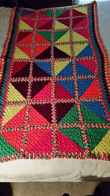 Triangles Afghan