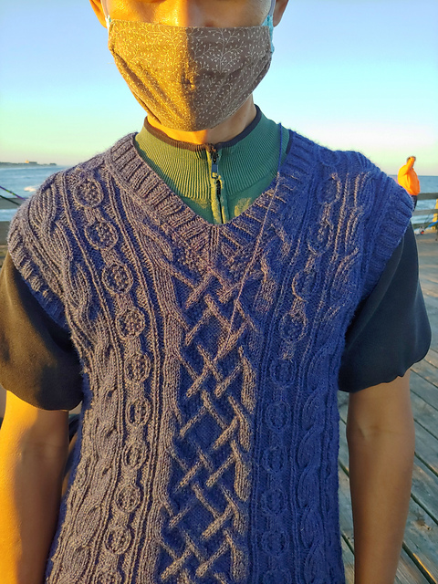 Cool Cable Man's cable tank top