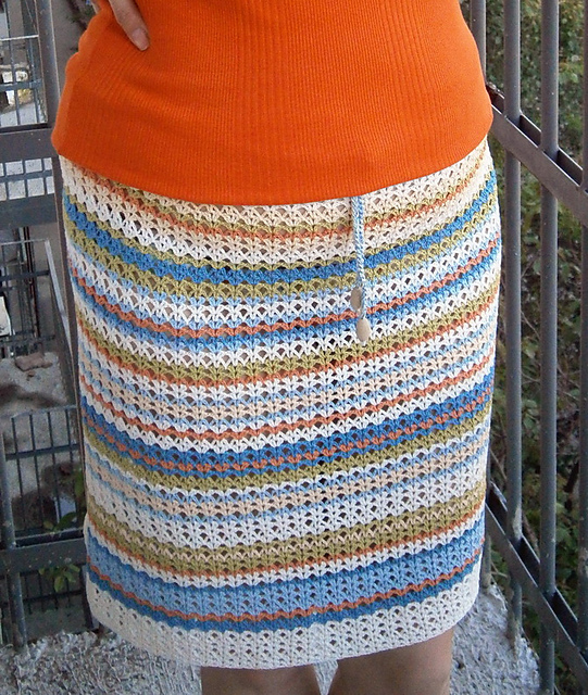 Skirt "Spring colors"