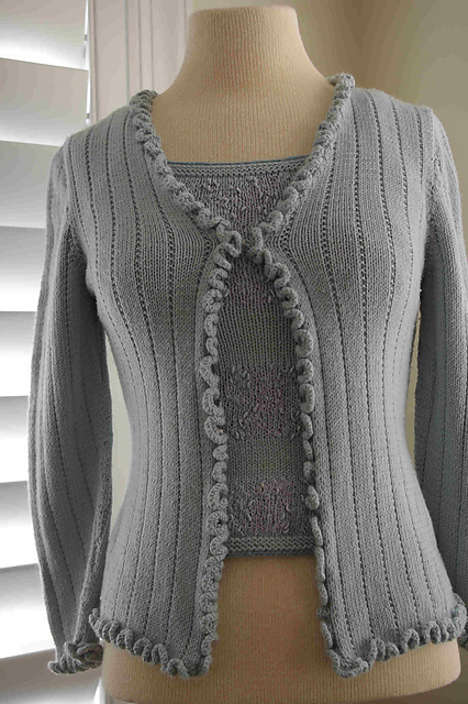 #01 Ruffled Edge Cardigan
