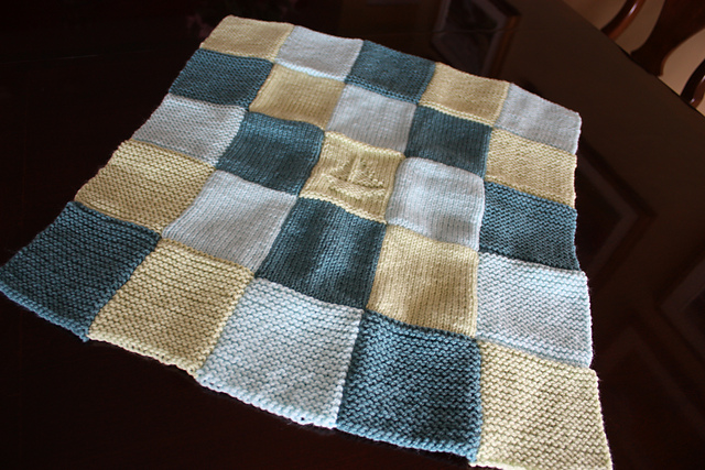 Stocking Stitch Blanket Square