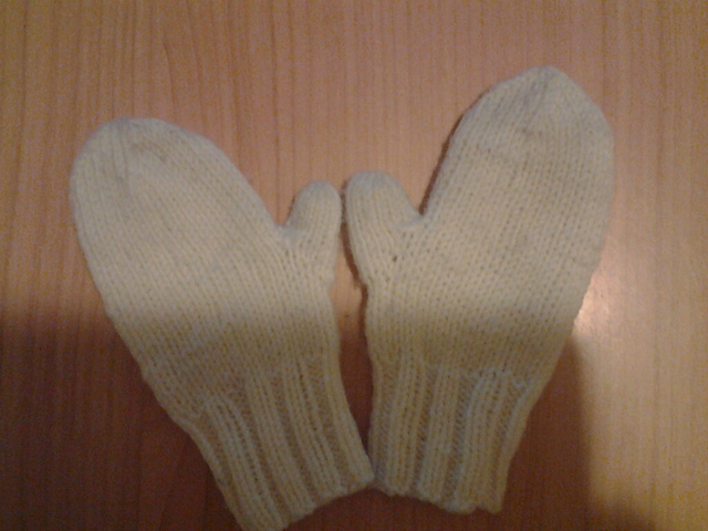 Guanti bimba a maglia