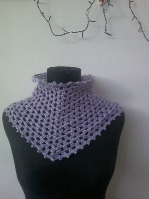Cuello Estilo Victoriano - Victorian Style Cowl