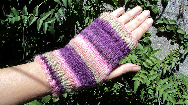 Guantes sin Dedos Orquídea
