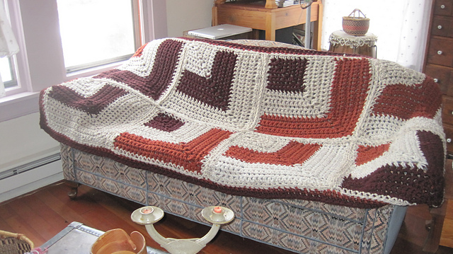 Modern Miters Afghan #L20622