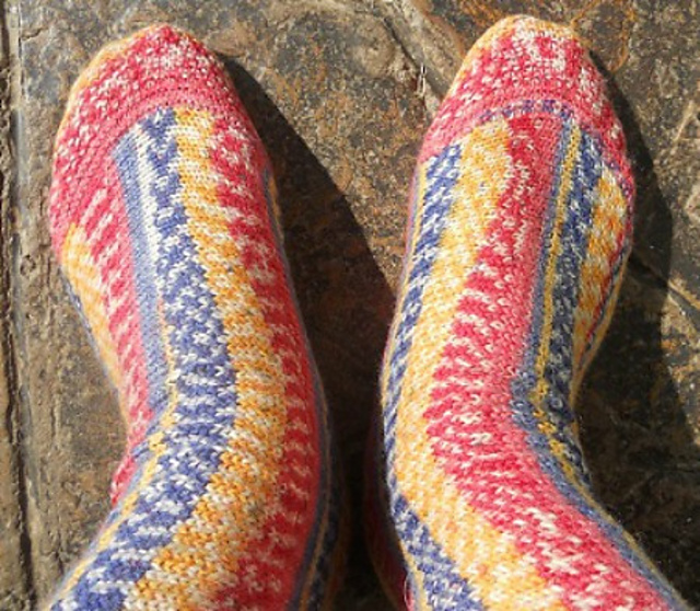 Two Needle Socks