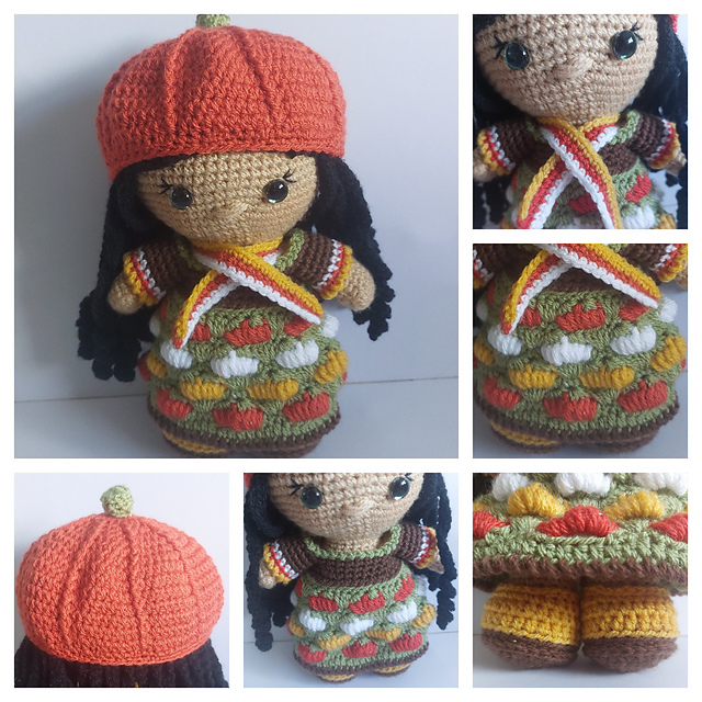 Weebee Doll - Pumpkin Patch Fall Outfit