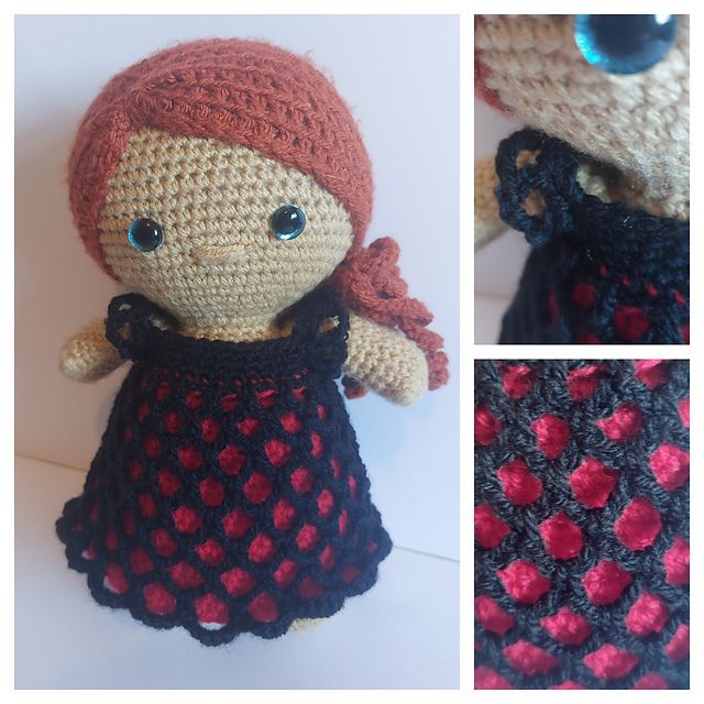 Weebee Doll - Ode to Rose Dress