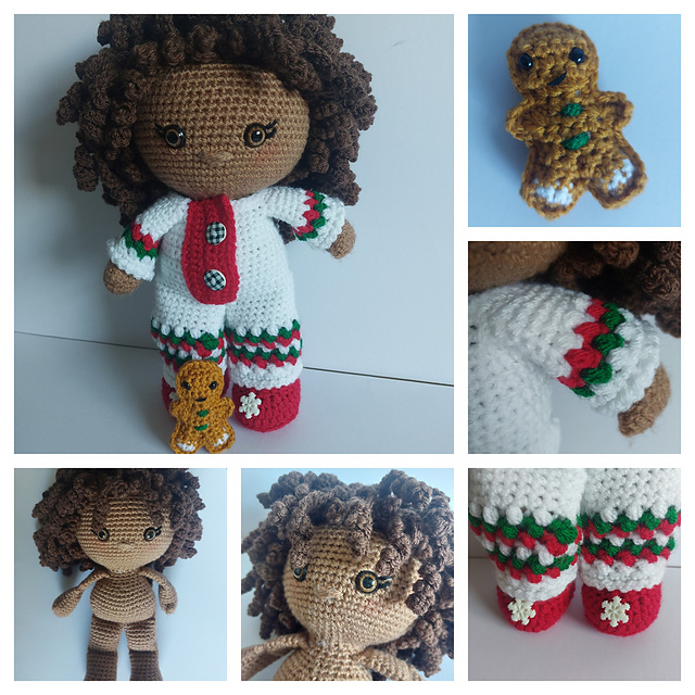 Sitting Weebee Doll & Cosy Christmas Cuddlewear