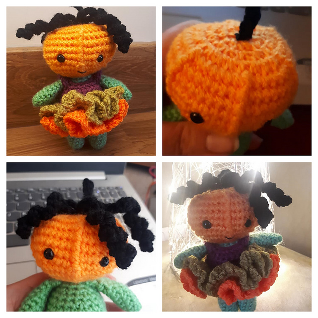 Little Weebee Doll Pumpkin Head