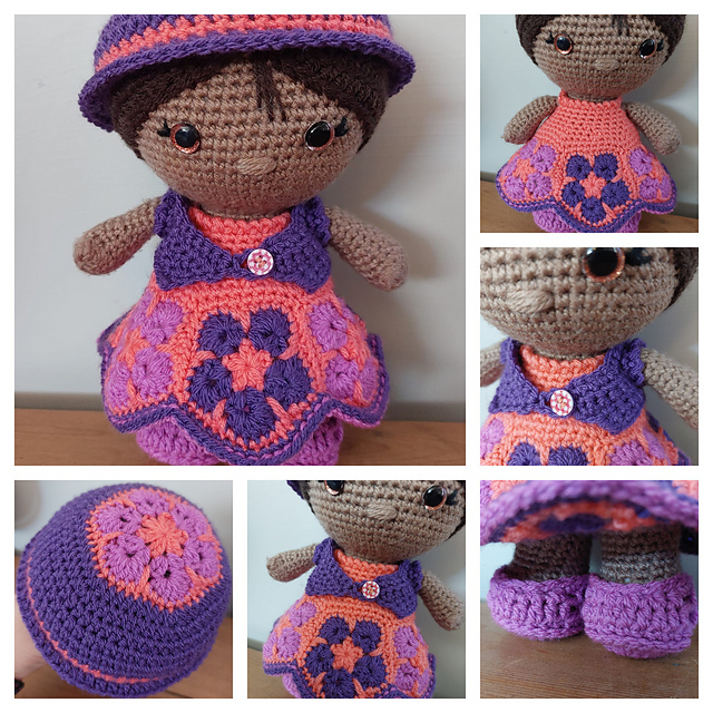 Weebee Doll - African Flower Outfit