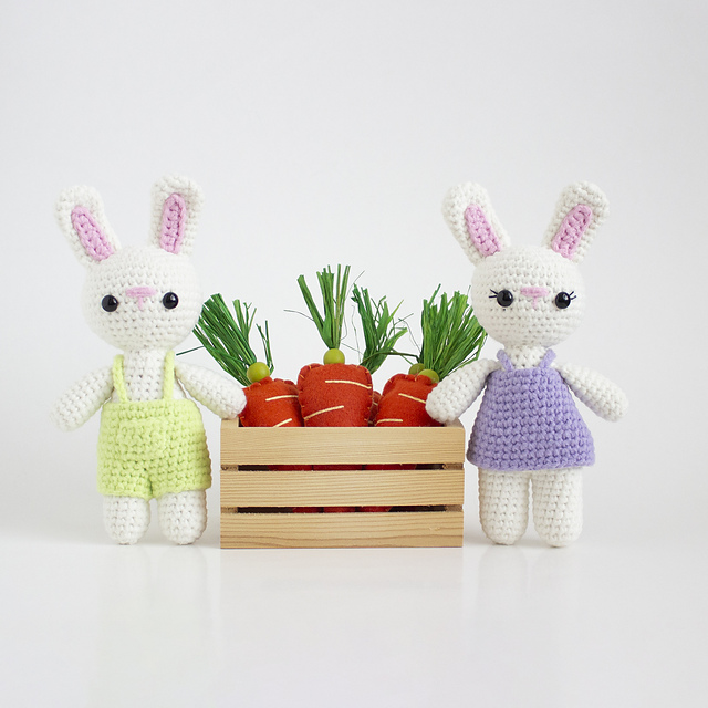 Amigurumi Spring Bunny