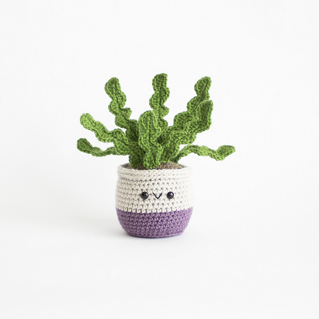 Amigurumi Fishbone Cactus