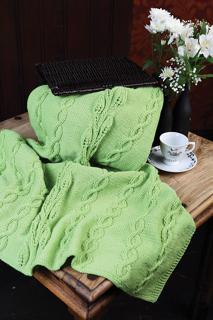 Spring Leaf Throw