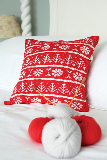 Winter Fairisle Cushion Cover
