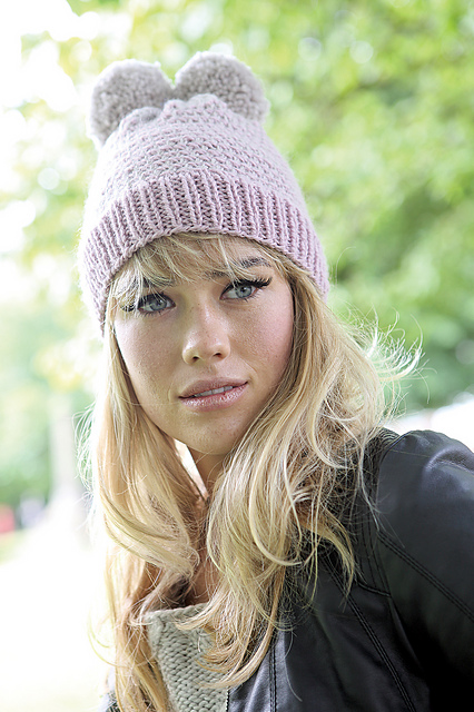 Double Pompom Hat