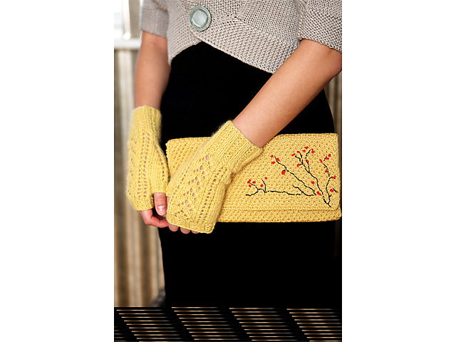 Retro 'Woven' Clutch