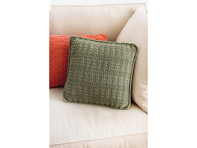 Basket Stitch Pillow