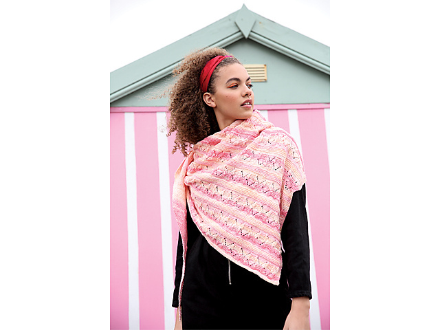 Asymmetric Lace Wrap