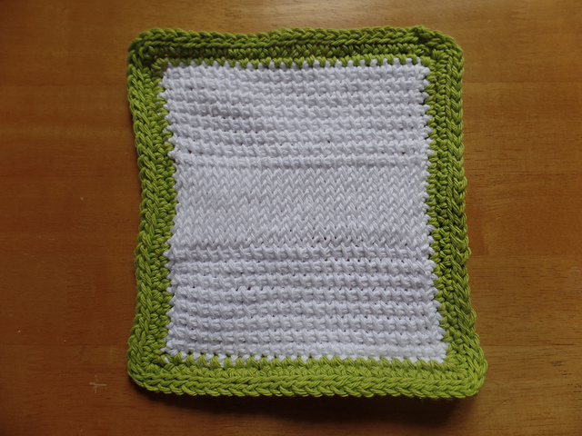 Textured Tunisian Dishcloth