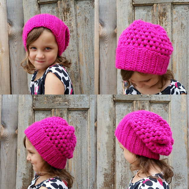 Puff Stitch Convertible Beanie