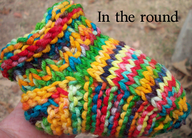 Two-Needle Angora Baby Booties