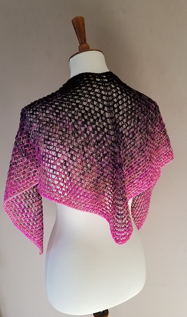 Heart of Darkness Shawl