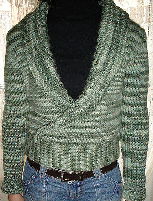# 43 Pulli mit Wickeleffekt