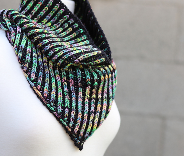 Worsted Brioche Bandana Cowl