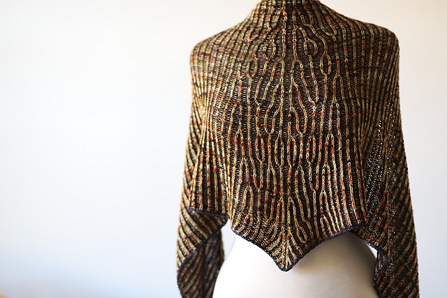 Monarch Season Shawl