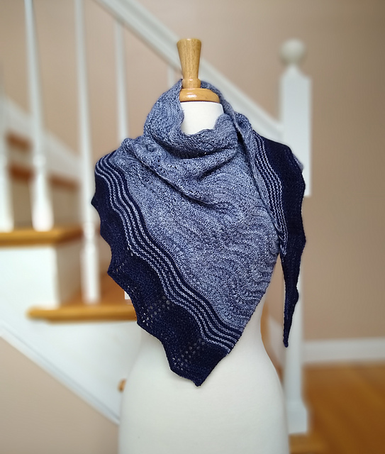 Simple Waves Shawl