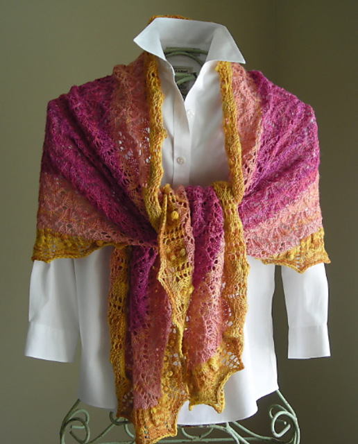Crape Myrtle Shawl Scarf