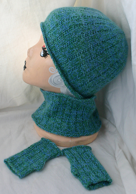 Snowbunny Hat, Cowl, & Mitts
