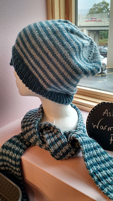 Warming Hat, Scarf, & Mitts