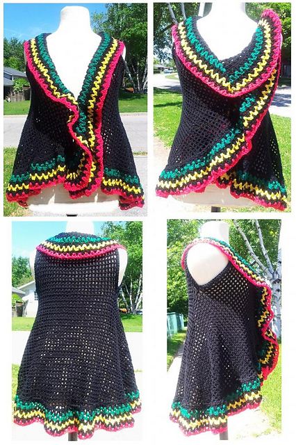 Demilune Wrap Vest